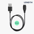 kwmobile compatible with COROS PACE 2 / PACE 3 / APEX / APEX Pro / APEX 2 / VERTIX USB Charging Cable Charger for Smartwatch Fitness Tracker Replacement Cable