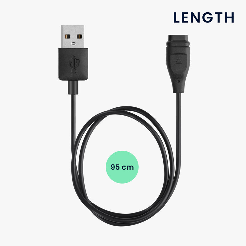 kwmobile compatible with COROS PACE 2 / PACE 3 / APEX / APEX Pro / APEX 2 / VERTIX USB Charging Cable Charger for Smartwatch Fitness Tracker Replacement Cable