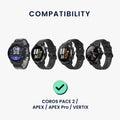 kwmobile compatible with COROS PACE 2 / PACE 3 / APEX / APEX Pro / APEX 2 / VERTIX USB Charging Cable Charger for Smartwatch Fitness Tracker Replacement Cable