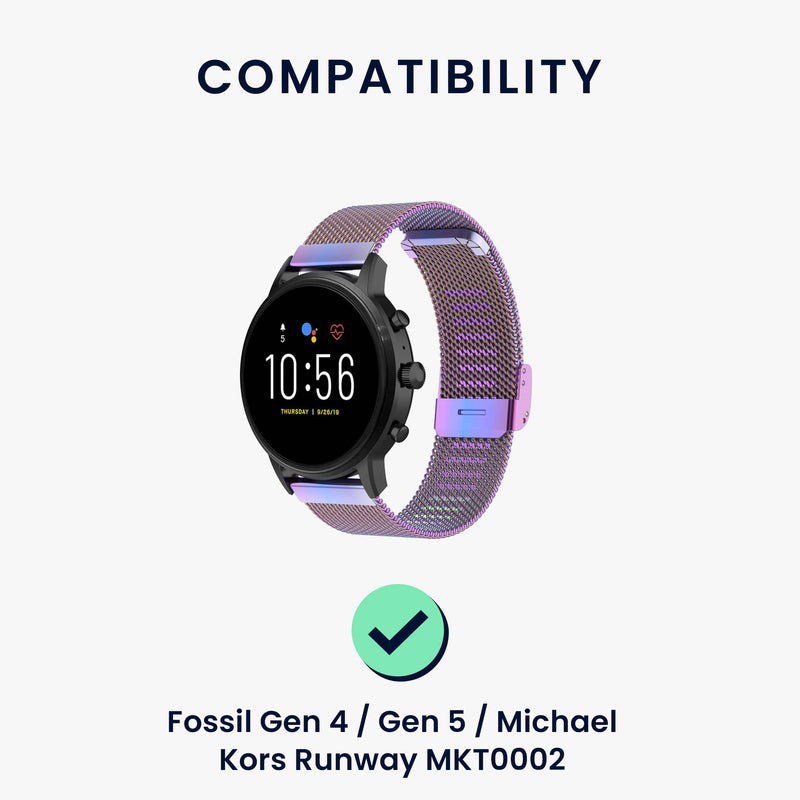 kwmobile USB Charger compatible with Fossil Gen 4 / Gen 5 / Michael Kors Runway MKT0002 - USB Cable Charger Stand - Smart Watch Charging Station - Charging Cable with Stand Function
