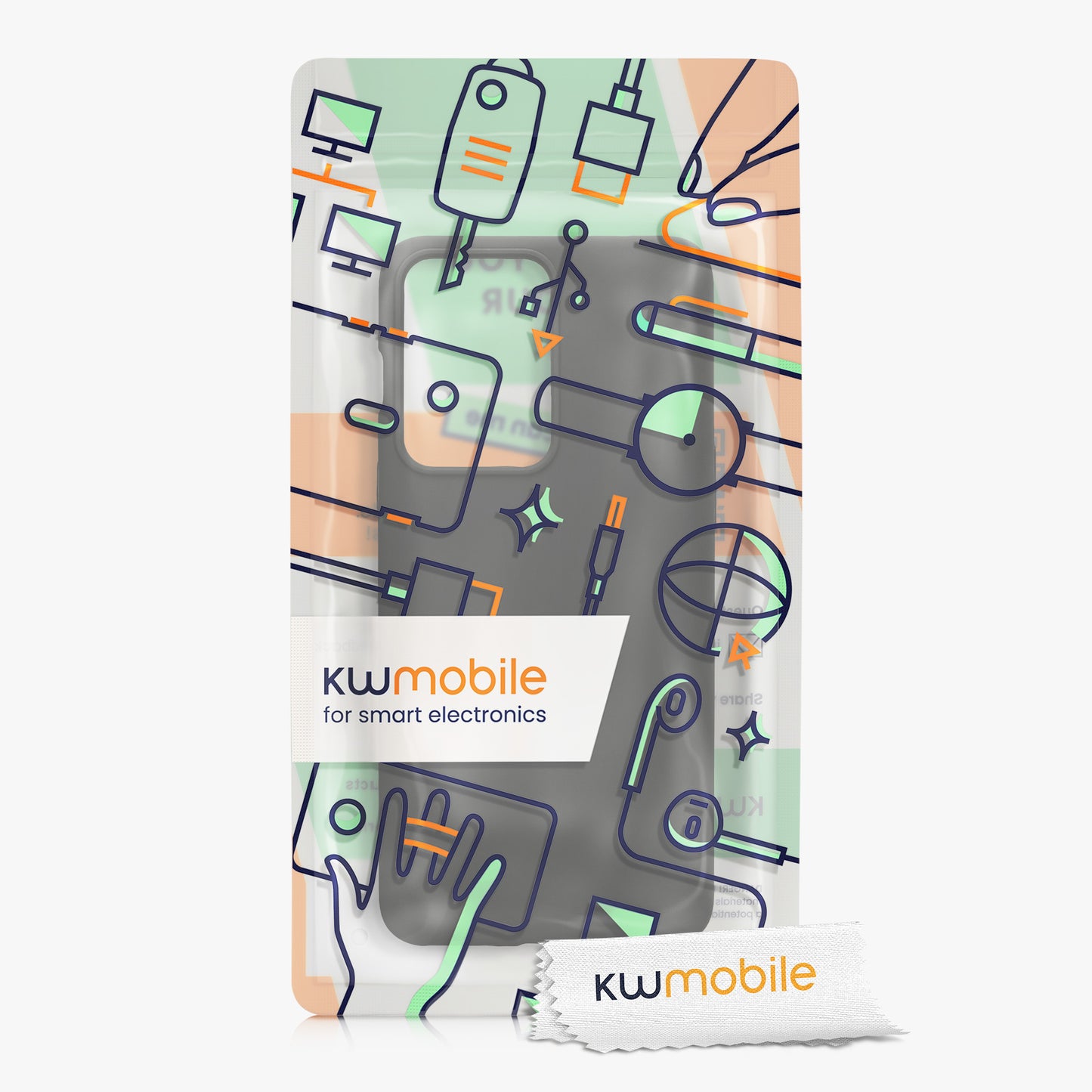 kwmobile Phone Case for OnePlus Nord 2T 5G Case Silicone Wireless Charging Protective Cover