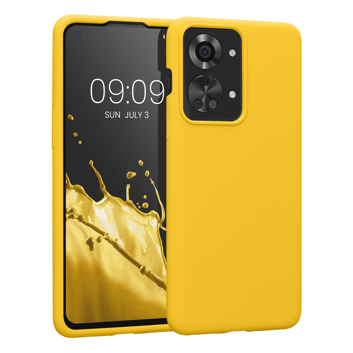 kwmobile Phone Case for OnePlus Nord 2T 5G Case Silicone Wireless Charging Protective Cover