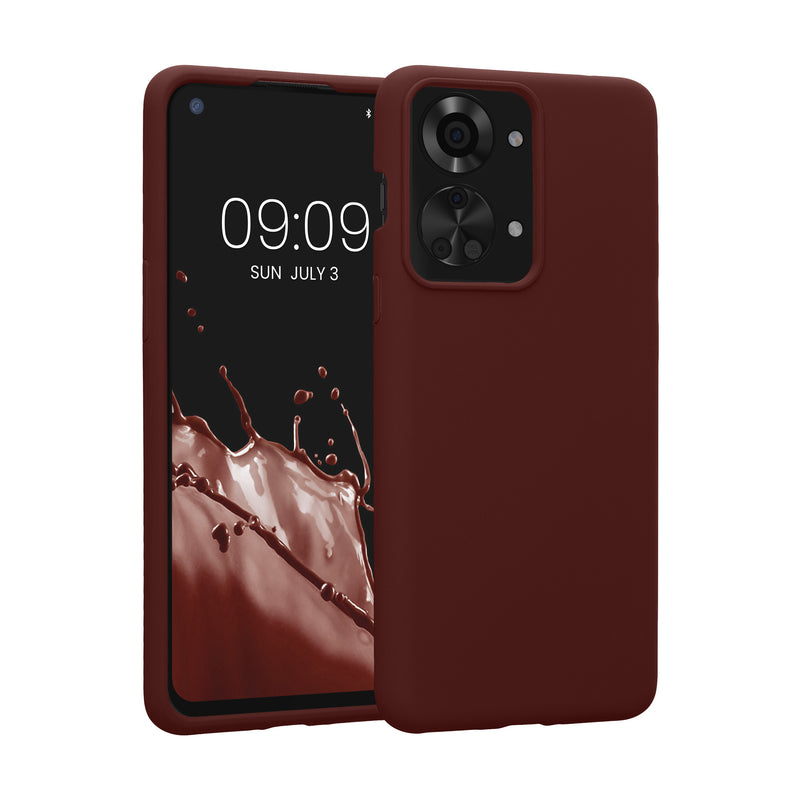 kwmobile Phone Case for OnePlus Nord 2T 5G Case Silicone Wireless Charging Protective Cover