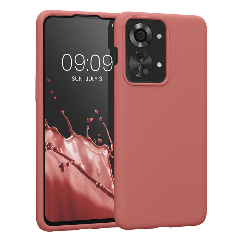 kwmobile Phone Case for OnePlus Nord 2T 5G Case Silicone Wireless Charging Protective Cover