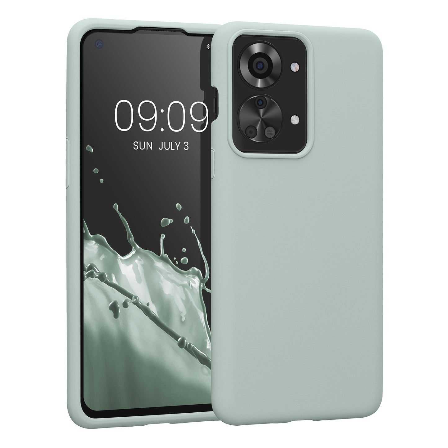 kwmobile Phone Case for OnePlus Nord 2T 5G Case Silicone Wireless Charging Protective Cover