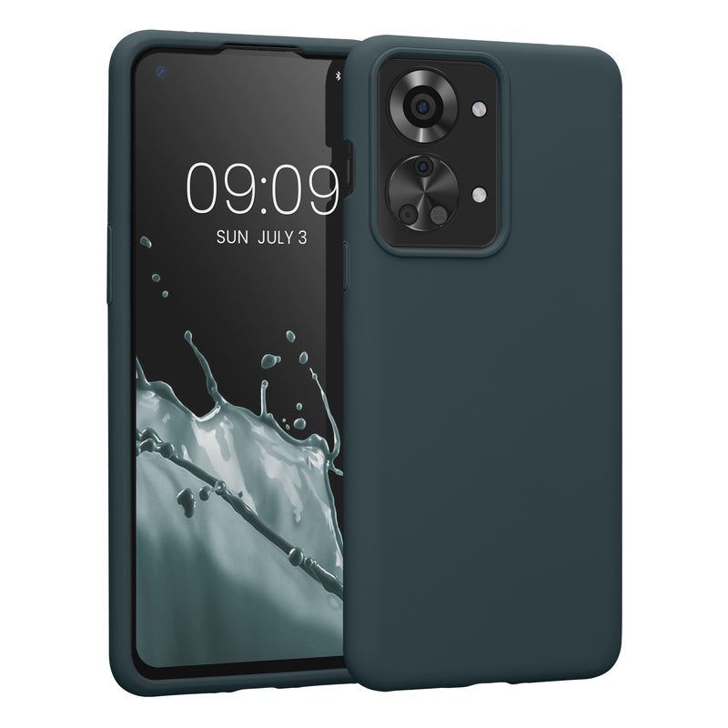 kwmobile Phone Case for OnePlus Nord 2T 5G Case Silicone Wireless Charging Protective Cover