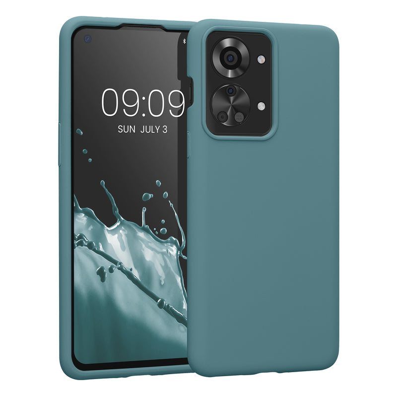kwmobile Phone Case for OnePlus Nord 2T 5G Case Silicone Wireless Charging Protective Cover