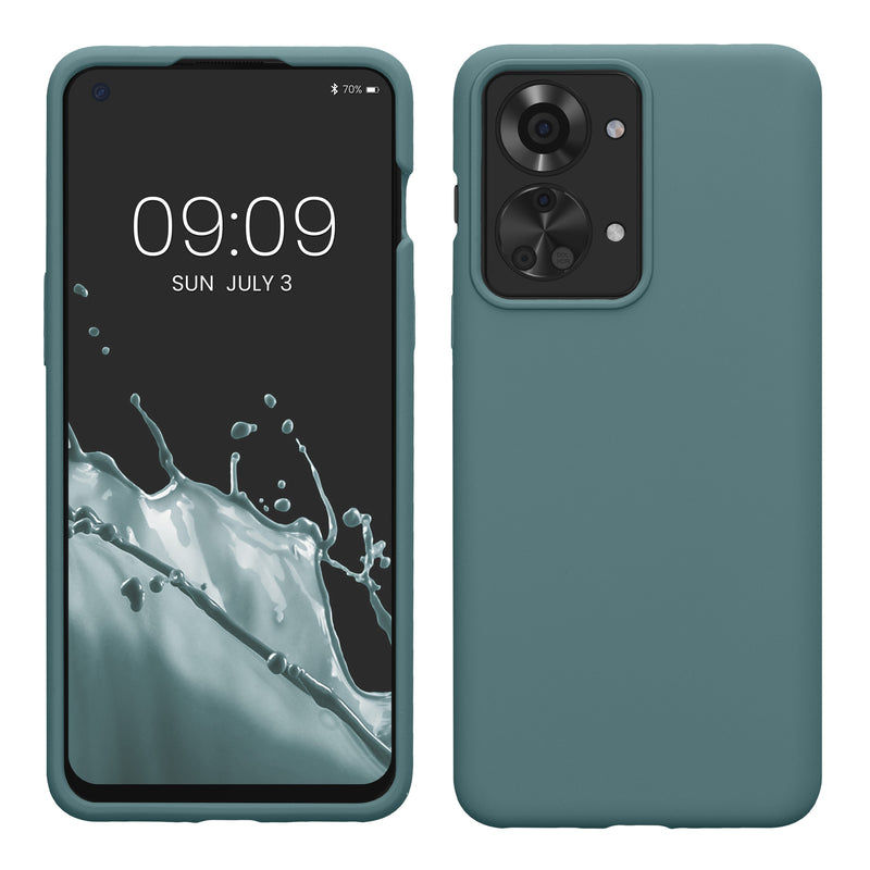 kwmobile Phone Case for OnePlus Nord 2T 5G Case Silicone Wireless Charging Protective Cover