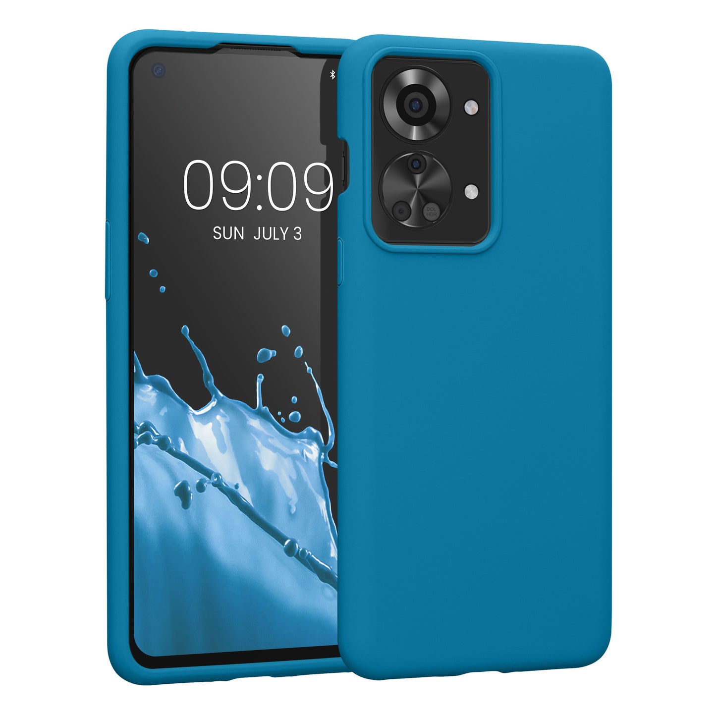kwmobile Phone Case for OnePlus Nord 2T 5G Case Silicone Wireless Charging Protective Cover