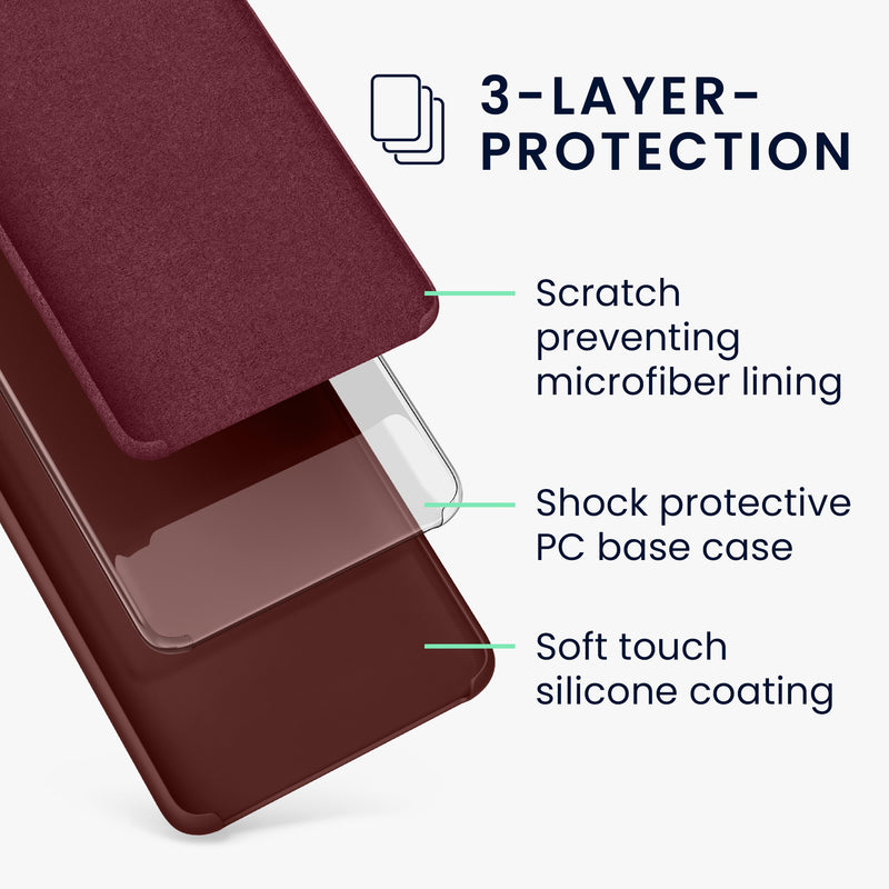 kwmobile Phone Case for OnePlus Nord 2T 5G Case Silicone Wireless Charging Protective Cover