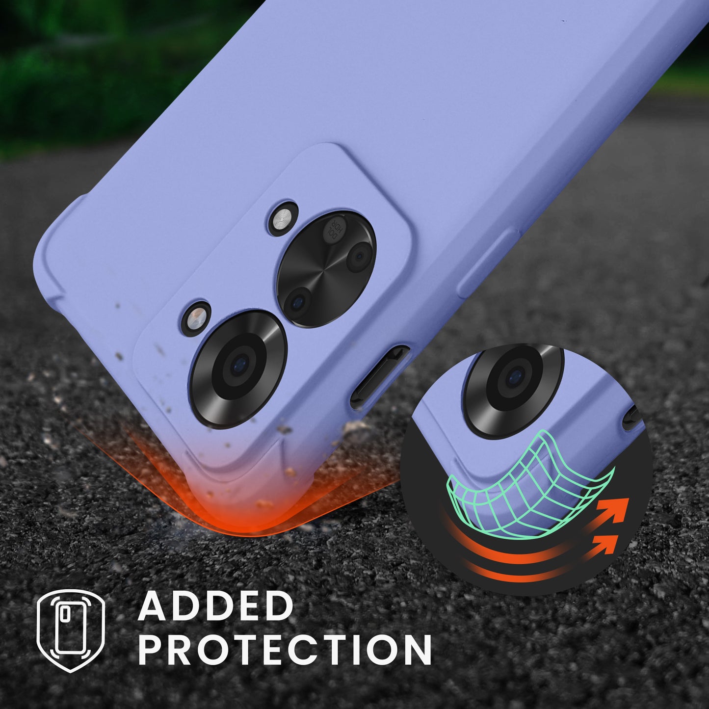 kwmobile Necklace Case compatible with OnePlus Nord 2T 5G Case - Cover with Lanyard - Silicone Protective Case
