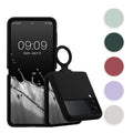 kwmobile Flip Soft Case kompatibel mit Samsung Galaxy Z Flip 3 5G - Silikon Hülle für Foldable Handy - Handyhülle in Petrol matt Petrol matt  