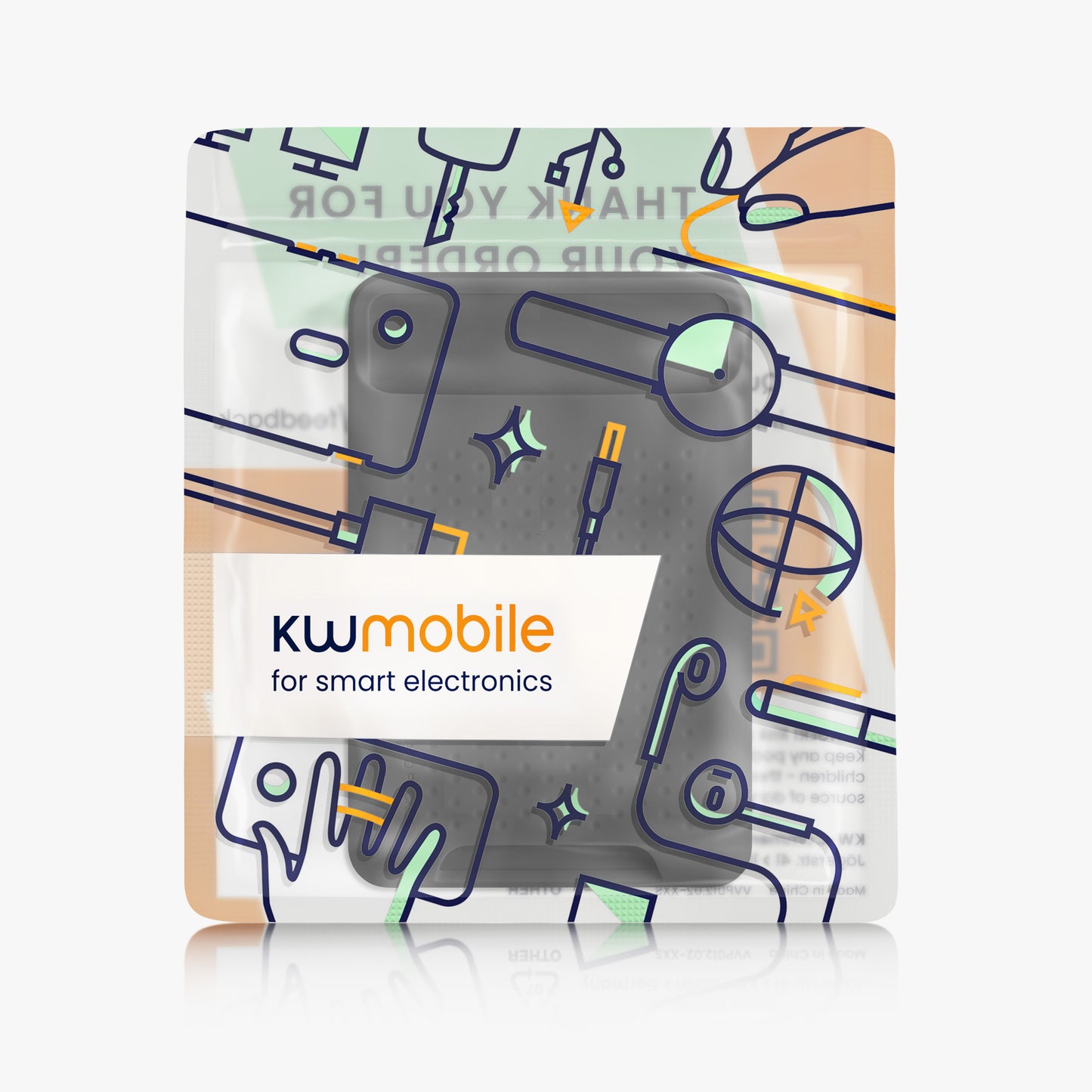 kwmobile Card Holder compatible with Apple iPhone Series - Magnetic Card Slot Holder - Phone Card Case compatible with MagSafe