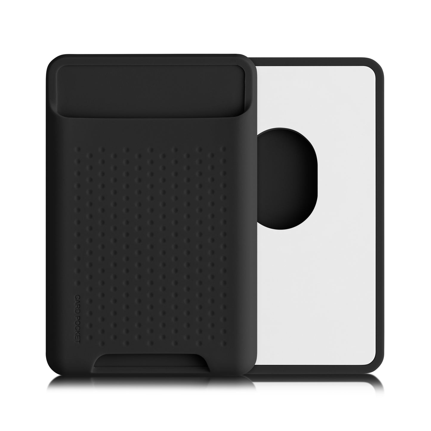 kwmobile Card Holder compatible with Apple iPhone Series - Magnetic Card Slot Holder - Phone Card Case compatible with MagSafe