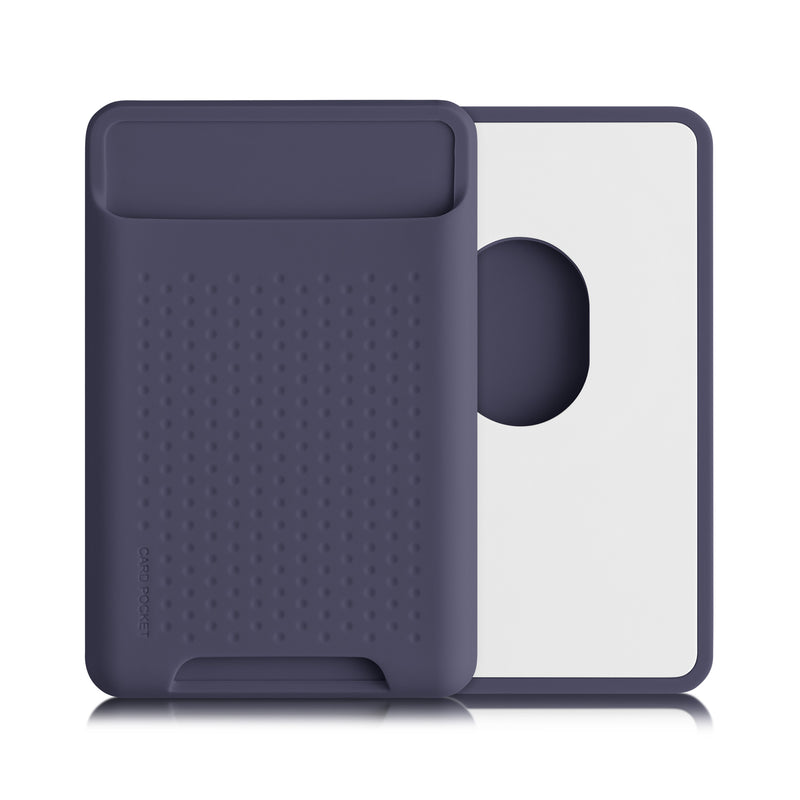 kwmobile Card Holder compatible with Apple iPhone Series - Magnetic Card Slot Holder - Phone Card Case compatible with MagSafe