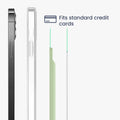 kwmobile Card Holder compatible with Apple iPhone Series - Magnetic Card Slot Holder - Phone Card Case compatible with MagSafe