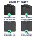 kwmobile Card Holder compatible with Apple iPhone Series - Magnetic Card Slot Holder - Phone Card Case compatible with MagSafe