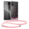 kwmobile Necklace Case compatible with Motorola Moto G22 Silicone Cover with Lanyard