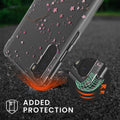 kwmobile Necklace Case compatible with OnePlus Nord Silicone Cover with Lanyard Transparent Jungle