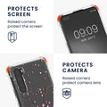 kwmobile Necklace Case compatible with OnePlus Nord Silicone Cover with Lanyard Transparent Jungle