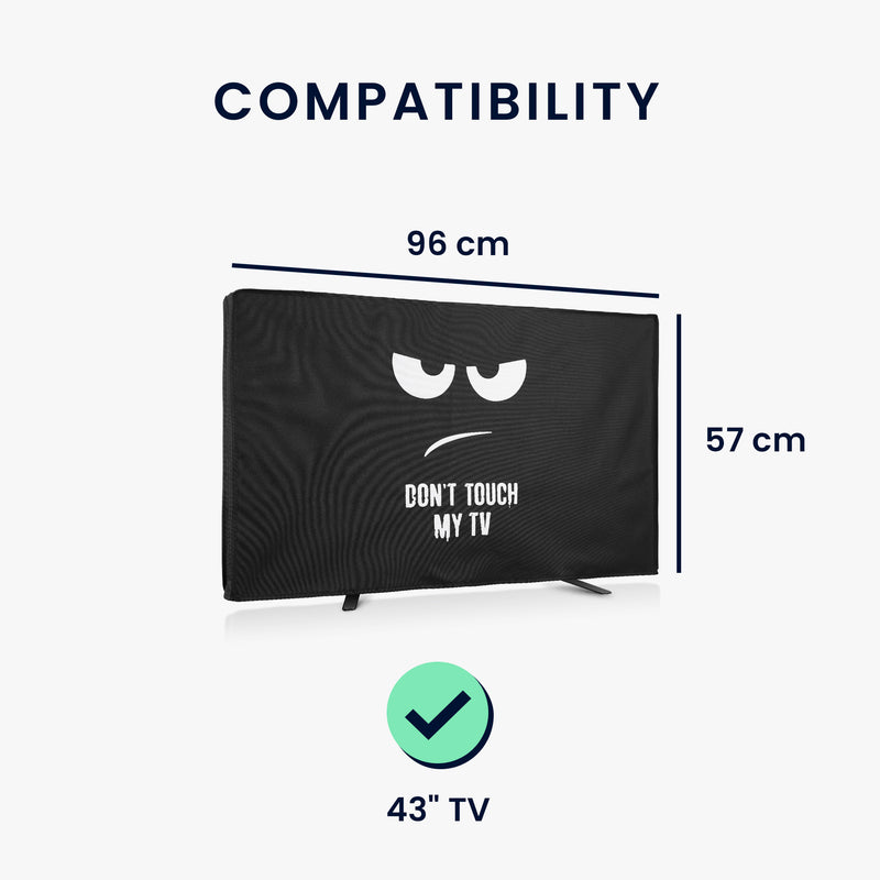 kwmobile 43" TV Cover Outdoor Television Screen Protector Weatherproof