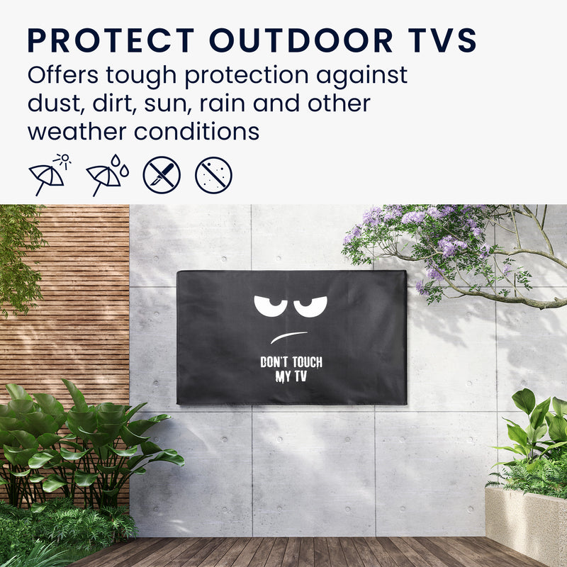 kwmobile 43" TV Cover Outdoor Television Screen Protector Weatherproof