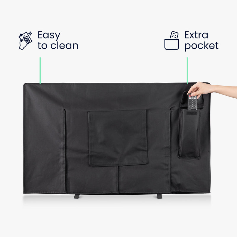 kwmobile 43" TV Cover Outdoor Television Screen Protector Weatherproof