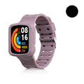 kwmobile Sportarmband kompatibel mit Xiaomi Mi Watch Lite / Redmi Watch - Armband TPU Silikon für Fitnesstracker - mit Schutz Bumper Purple Cloud Purple Cloud  