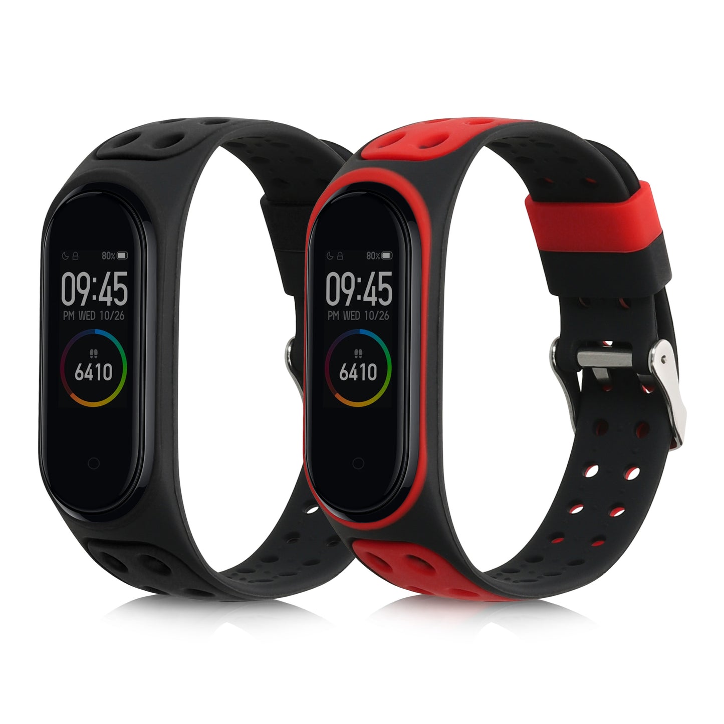 kwmobile Watch Strap for Xiaomi Mi Band 4 / Mi Band 3 Strap Fitness Tracker Band Set Replacement Band Smartwatch