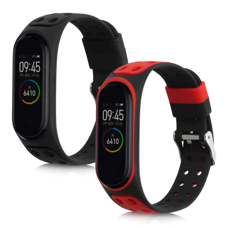 kwmobile Watch Strap for Xiaomi Mi Band 4 / Mi Band 3 Strap Fitness Tracker Band Set Replacement Band Smartwatch