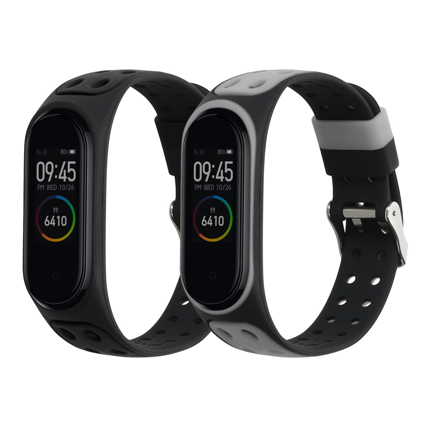 kwmobile Watch Strap for Xiaomi Mi Band 4 / Mi Band 3 Strap Fitness Tracker Band Set Replacement Band Smartwatch