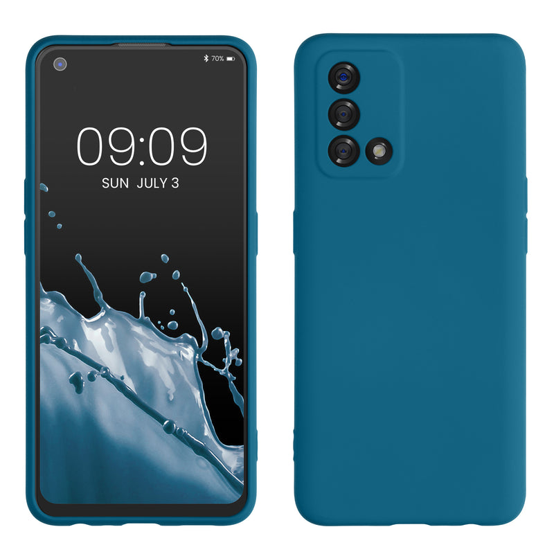 kwmobile Slim Case Compatible with Oppo A74 Cover - Silicone Phone Case