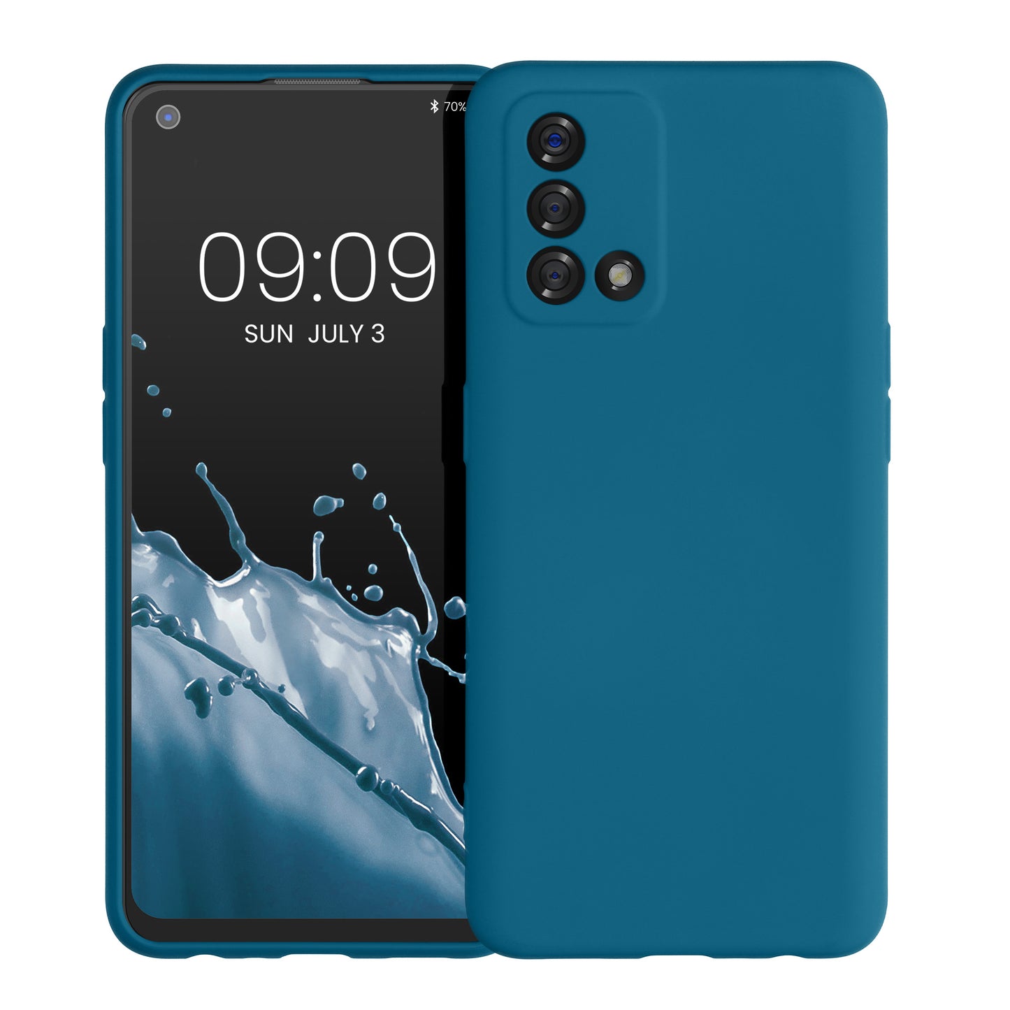 kwmobile Slim Case Compatible with Oppo A74 Cover - Silicone Phone Case
