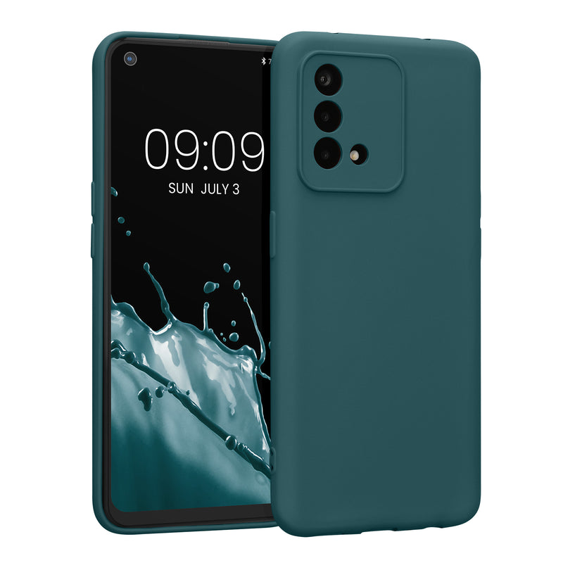 kwmobile Slim Case Compatible with Oppo A74 Cover - Silicone Phone Case