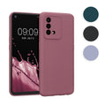 kwmobile Slim Case kompatibel mit Oppo A74 Hülle - Handyhülle aus Silikon in Petrol matt Petrol matt  