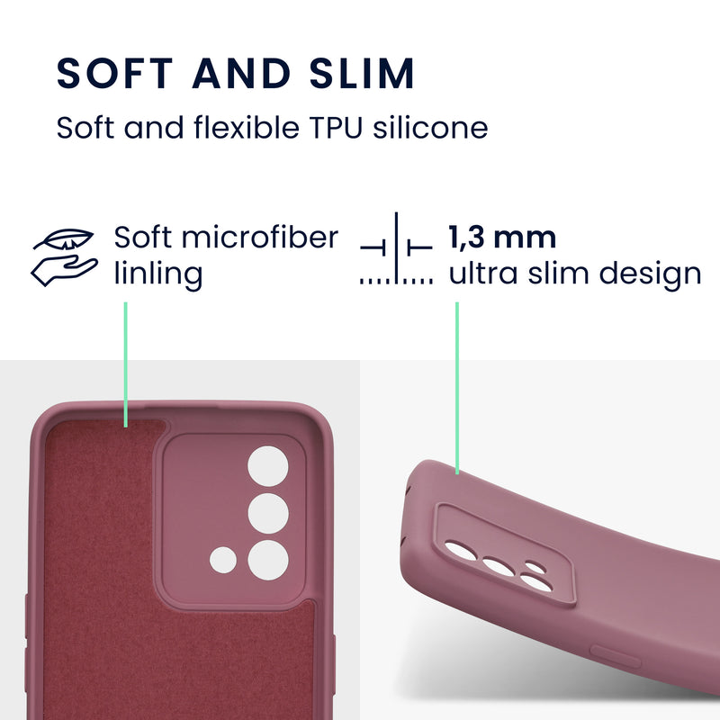 kwmobile Slim Case Compatible with Oppo A74 Cover - Silicone Phone Case