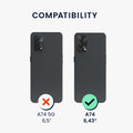 kwmobile Slim Case Compatible with Oppo A74 Cover - Silicone Phone Case