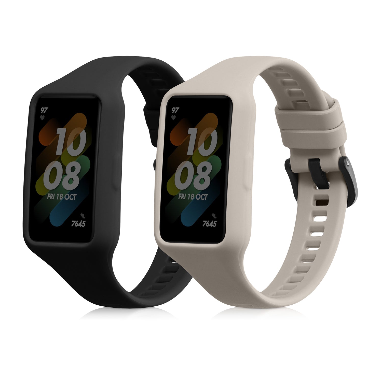 kwmobile Watch Strap for Huawei Band 7 / Band 6 / Honor Band 6 Bracelet Fitness Tracker Band Set Replacement Strap Smartwatch