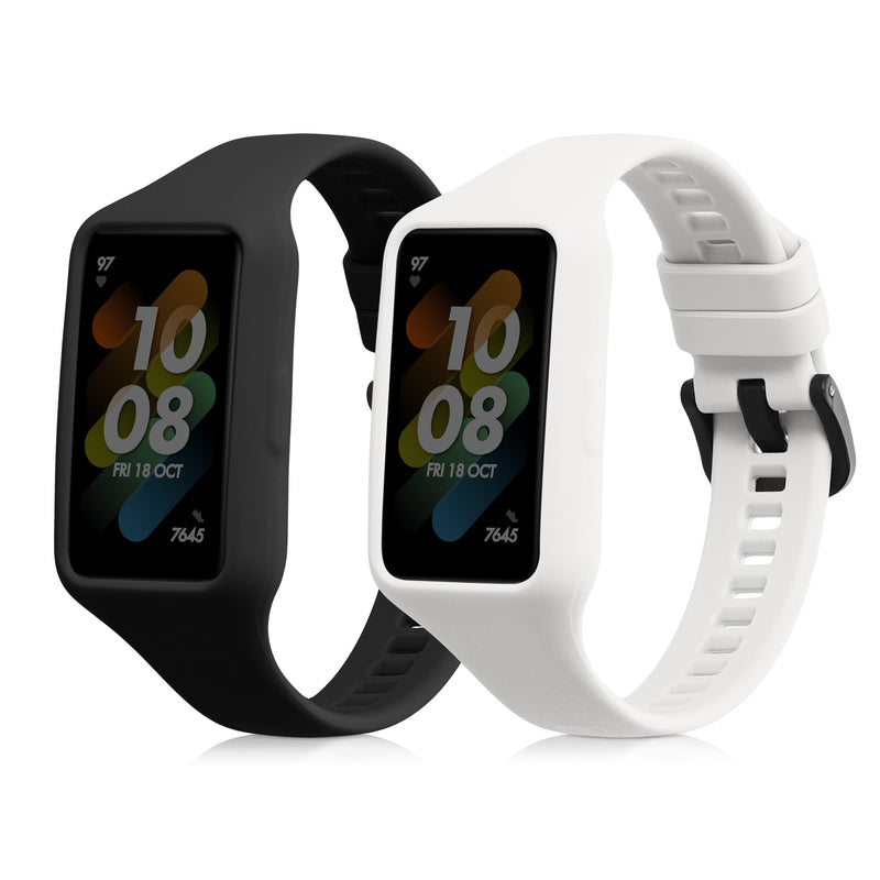 kwmobile Watch Strap for Huawei Band 7 / Band 6 / Honor Band 6 Bracelet Fitness Tracker Band Set Replacement Strap Smartwatch