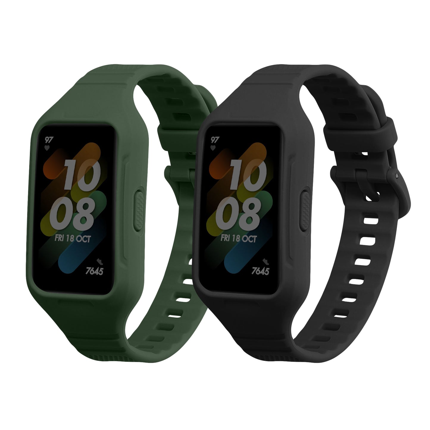 kwmobile Watch Strap for Huawei Band 7 / Band 6 / Honor Band 6 Bracelet Fitness Tracker Band Set Replacement Strap Smartwatch