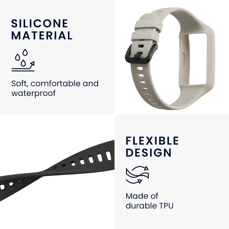 kwmobile Watch Strap for Huawei Band 7 / Band 6 / Honor Band 6 Bracelet Fitness Tracker Band Set Replacement Strap Smartwatch