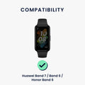 kwmobile Watch Strap for Huawei Band 7 / Band 6 / Honor Band 6 Bracelet Fitness Tracker Band Set Replacement Strap Smartwatch