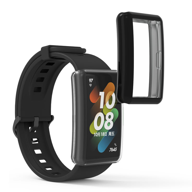 kwmobile Full-Body Display Cover Set for HONOR Band 7 / Band 6 / Huawei Band 7 / Band 6