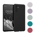 kwmobile Hülle kompatibel mit Samsung Galaxy A13 5G Hülle - weiches TPU Silikon Case - Cover geeignet für kabelloses Laden - Petrol matt Petrol matt  