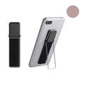 kwmobile Smartphone Fingerhalter mit Standfunktion - Handy Halter Griff Halterung selbstklebend - kompatibel mit magnetischen Autohalterungen - für alle Handy Modelle - Rosegold Rosegold  