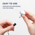kwmobile Magnetic Strap Set compatible with Apple Airpods 1 / 2 / 3 / Pro 1 / Pro 2 Headphones