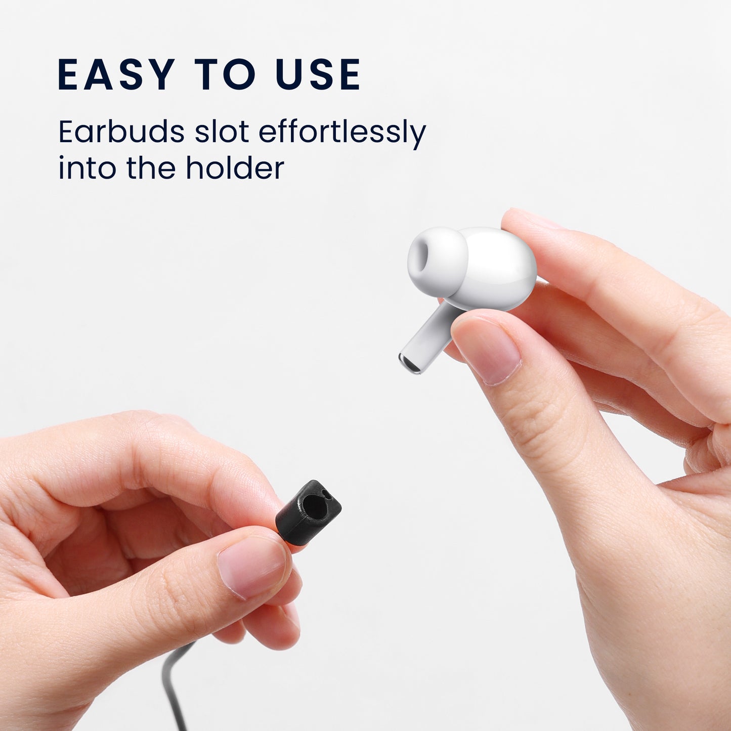 kwmobile Magnetic Strap Set compatible with Apple Airpods 1 / 2 / 3 / Pro 1 / Pro 2 Headphones