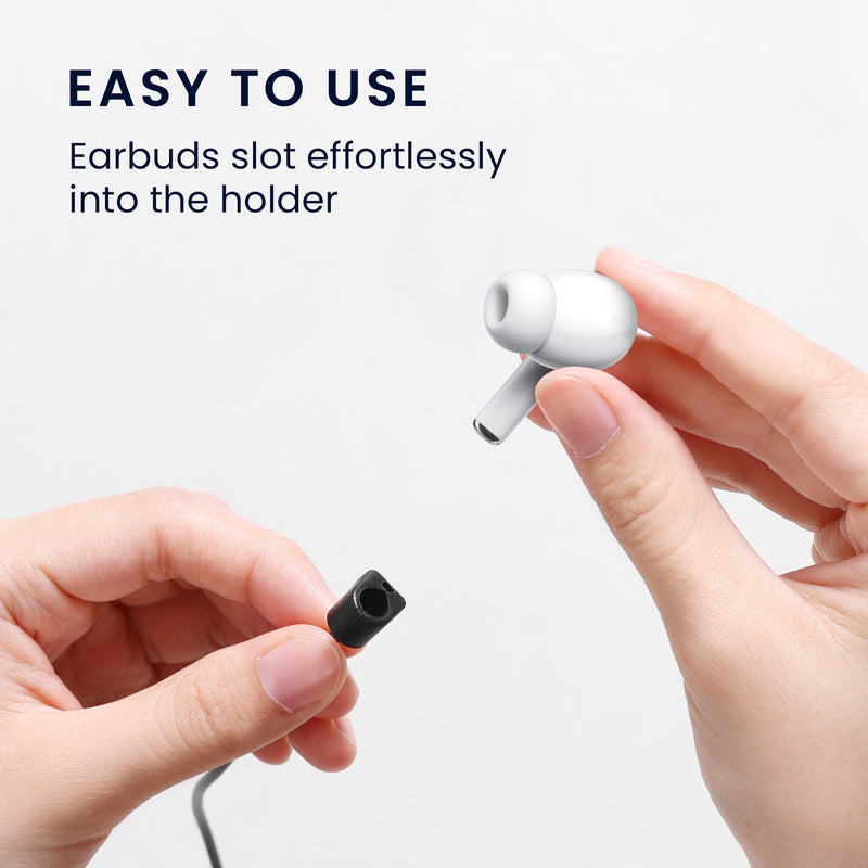 kwmobile Magnetic Strap Set compatible with Apple Airpods 1 / 2 / 3 / Pro 1 / Pro 2 Headphones