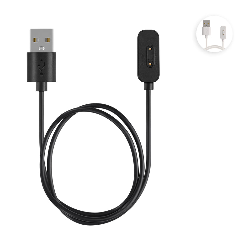kwmobile kompatibel für XPLORA X5 / X5 Play / X4 USB Ladekabel - Charger für Smart Watch - Fitnesstracker Ersatzkabel Weiß  
