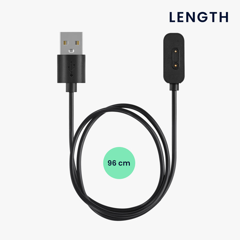 kwmobile Compatible for XPLORA X5 / X5 Play / X4 USB Charging Cable Charger for Smart Watch Fitness Tracker Replacement Cable